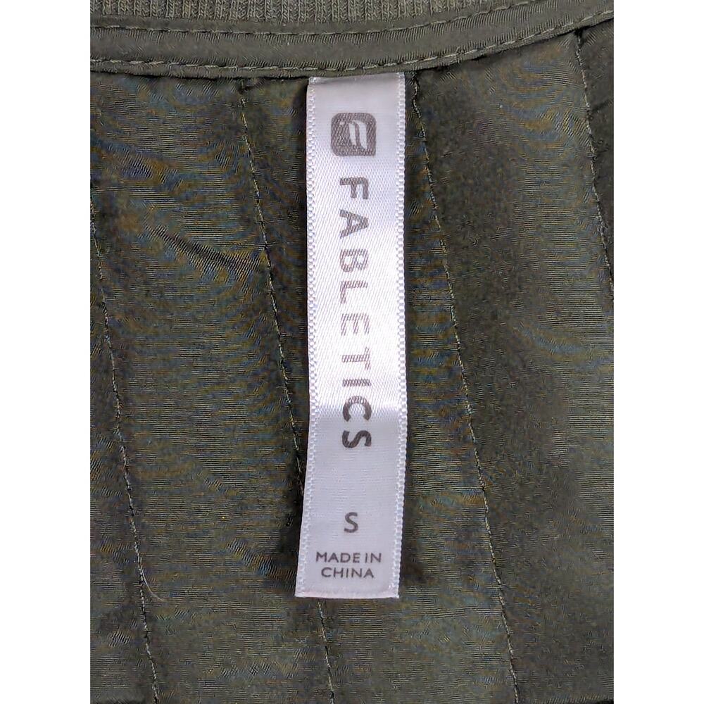Fabletics Womens Jacket - Green, Partial Puffer, … - image 2